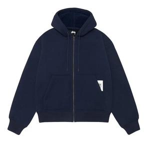 Топы Stussy Bonded Sherpa Hoodie 'Синий'