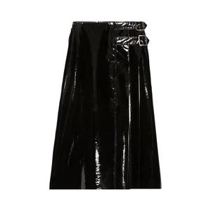Юбки Gucci Vinyl Effect Skirt 'Black'