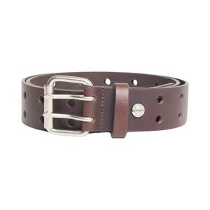 Ремень Stussy Punch Out Leather Belt 'Коричневый'