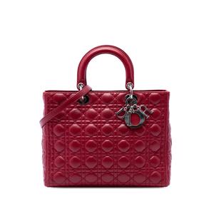 Большая сумка-сэтчел Cannage Lady Dior (2010 год)