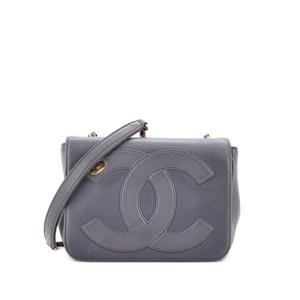 Маленькая сумка на плечо CC Mania Flap Bag Lambskin